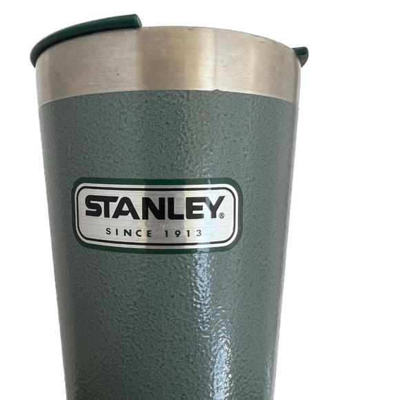 Stanley Insulated Pint Tumbler Stainless Steel Beer Mug with Bottle Opener Green - Picture 2 of 7